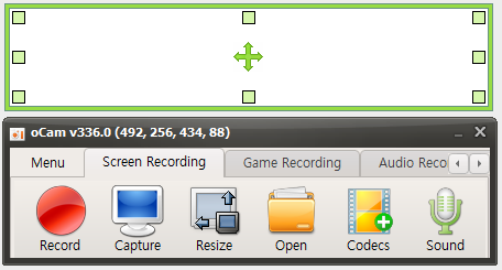 oCam Screenshot